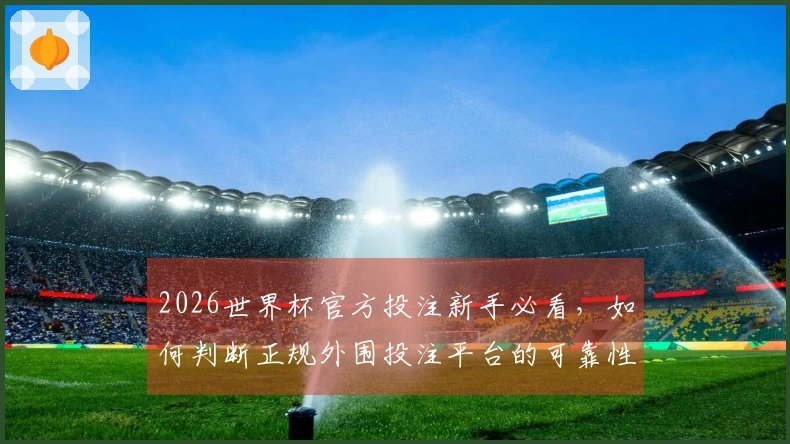 2026世界杯官方投注新手必看，如何判断正规外围投注平台的可靠性？